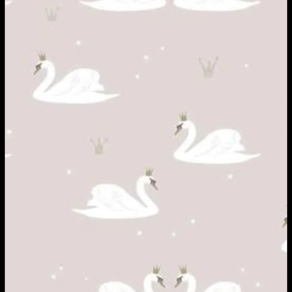 Swan and Crown Wallpaper